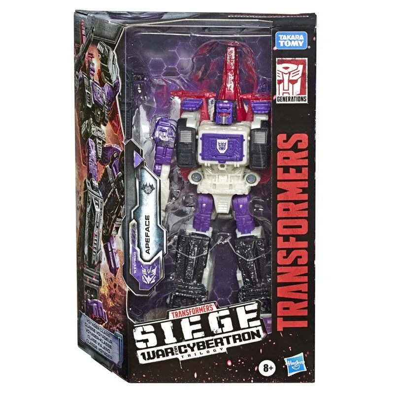 

Hasbro Transformers hand made showdown Cybertron series sailor toy model showdown Cybertron Voyager series Ape face E7163 Toys