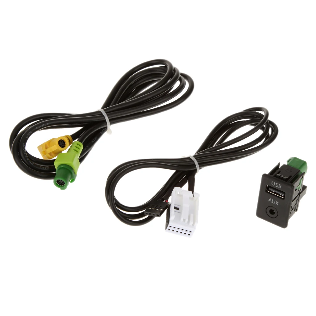 Aux переключатель и USB кабель адаптер для BMW 3 5 серии E87 E90 E91 E92 X5 X6|Переключатели