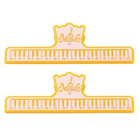 Pack Of 2 Music Book Clips Page Paper Clamps Guitar Accessories