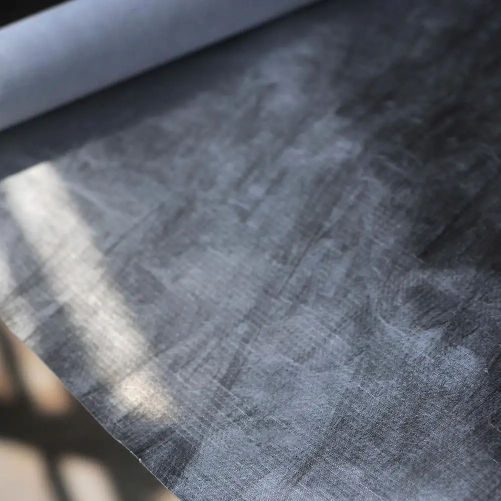 Устойчивая к разрыву Серебристая моющаяся бумажная ткань шириной 150 см