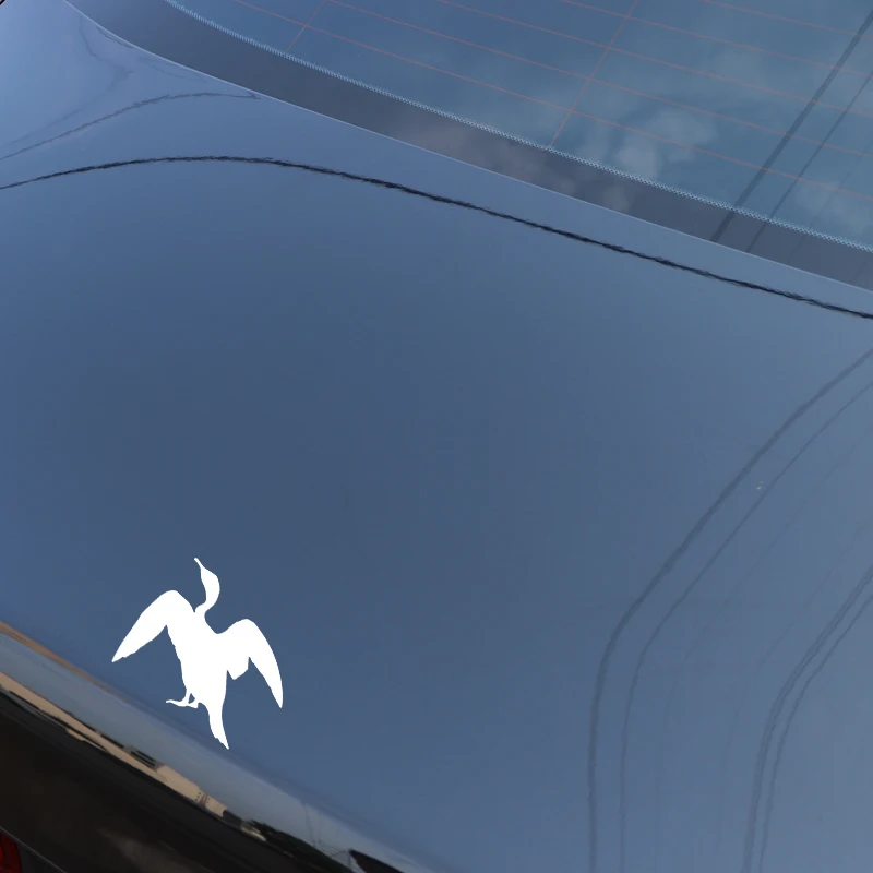 

YJZT 15.8CM*14CM livestock Animal Decoration Car Trunk Car Sticker Vinyl Decal Black/Silver C4-2450