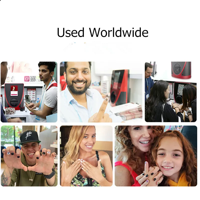 

O2Nails Mobile Nail Printer Professional Nails Art Equipment Nail Tools for Manicure Tool Print Picture Pattern Color Printing