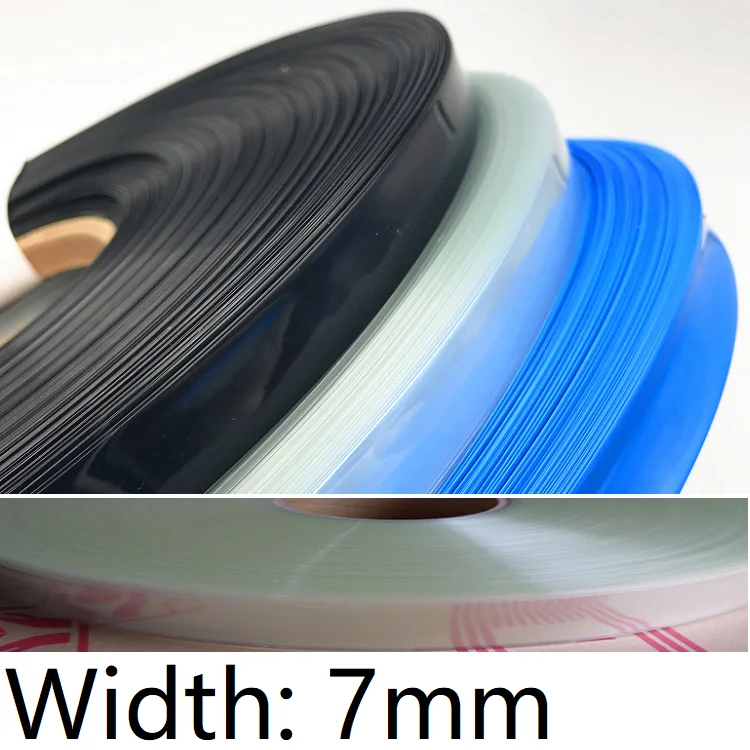 Ширина 7 мм (диаметр 4 мм) Lipo Battery Wrap PVC термоусадочная трубка изолированный чехол