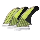 2 шт., двусторонние плавники для серфинга, из стекловолокна