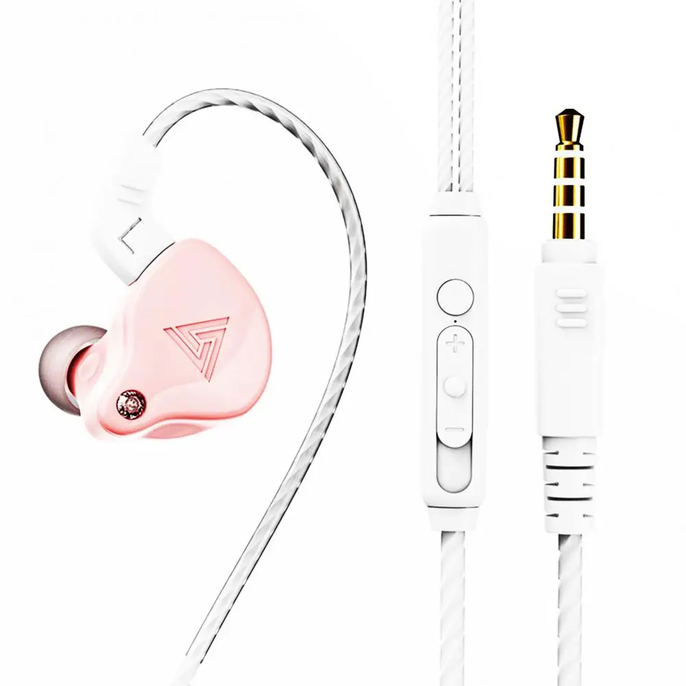 

QKZ AK6-X 1.2m Wired Earphone HiFi Heavy Bass Line Control Headphone With Mic Sports Music Call In-ear