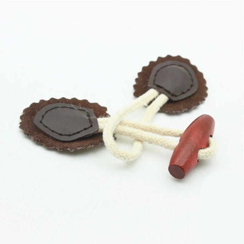 Маленькие пуговицы с роговыми пуговицами для детей креативные деревянные кнопки