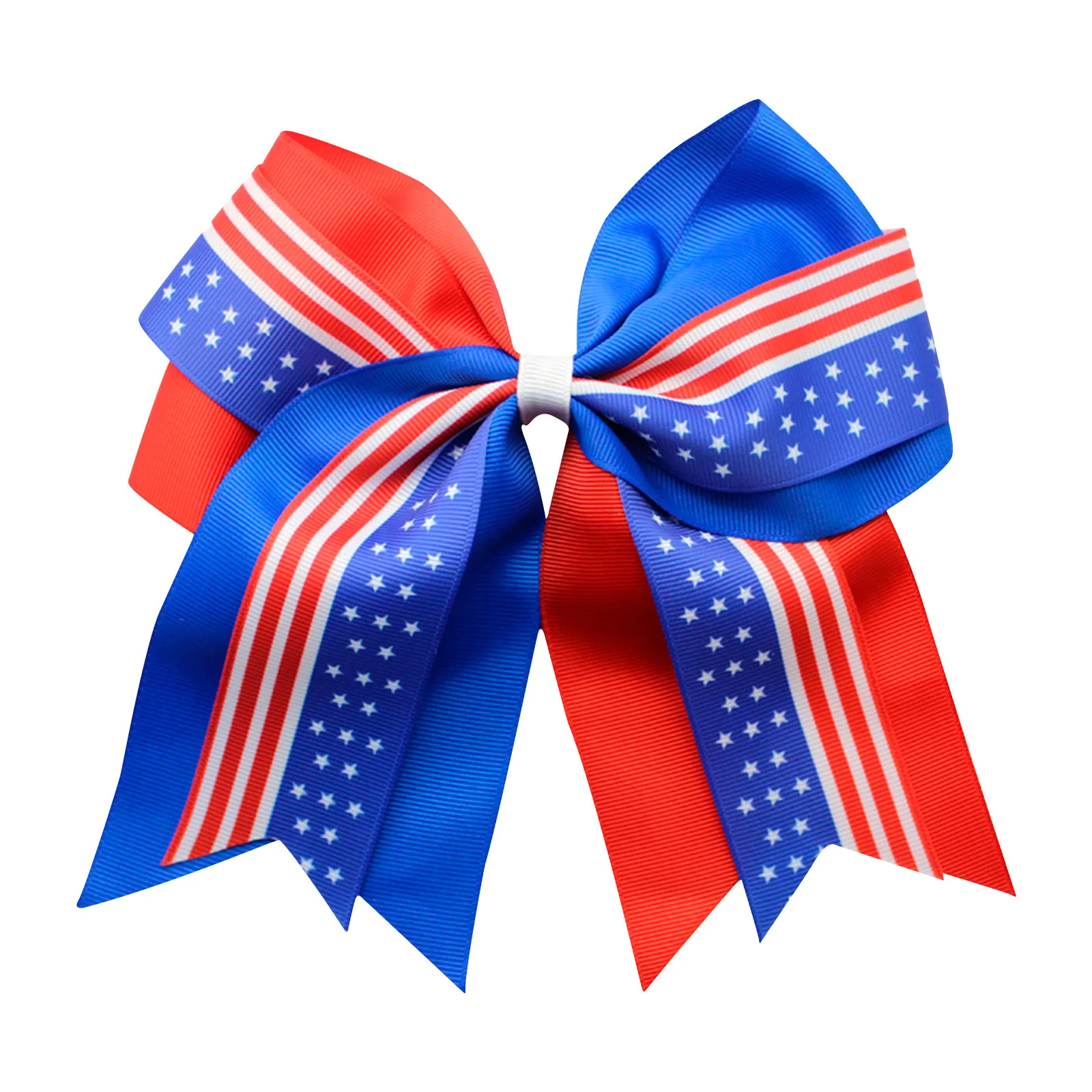 

Bands American Flag Ribbon Hair Tie Scrunchies Girls Hair Accessorie 4th of July Cheer Bows for Girls Cheerleading Elastic Hair