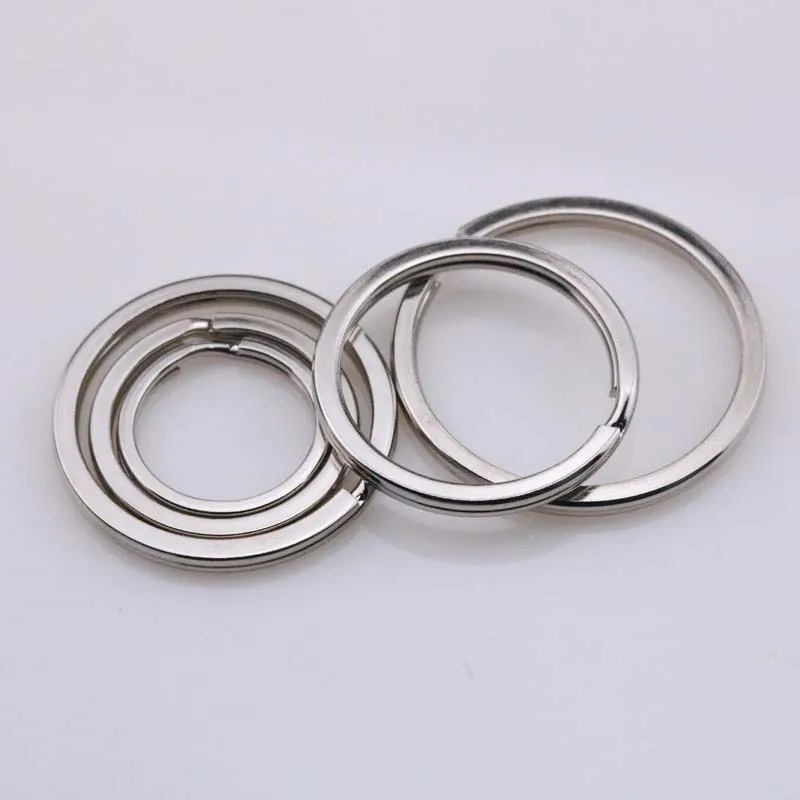 100 шт. 25 мм металлический брелок для ключей раздельные кольца модный аксессуары 33