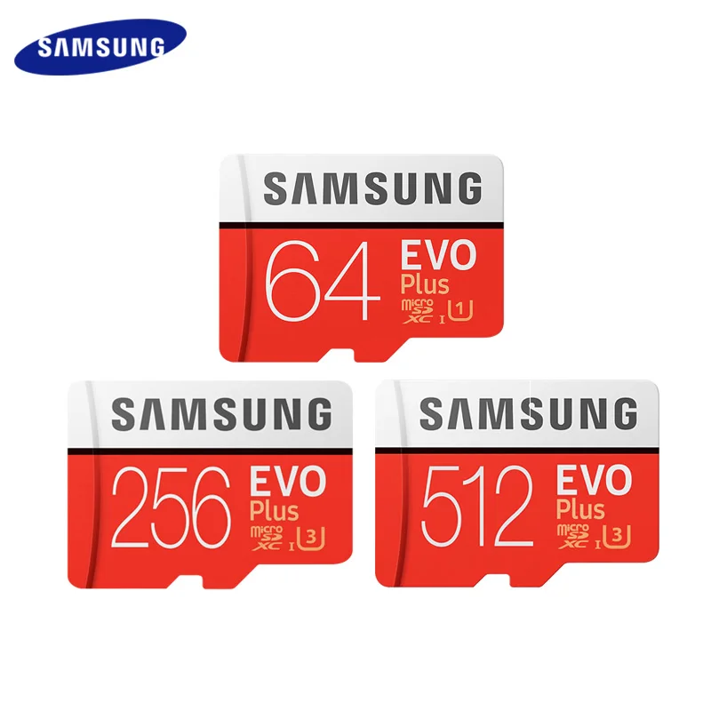Samsung Оригинальная карта памяти 256 ГБ 128 Гб Высокая скорость 100 МБ/с./с Microsd КЛАСС 10 U3