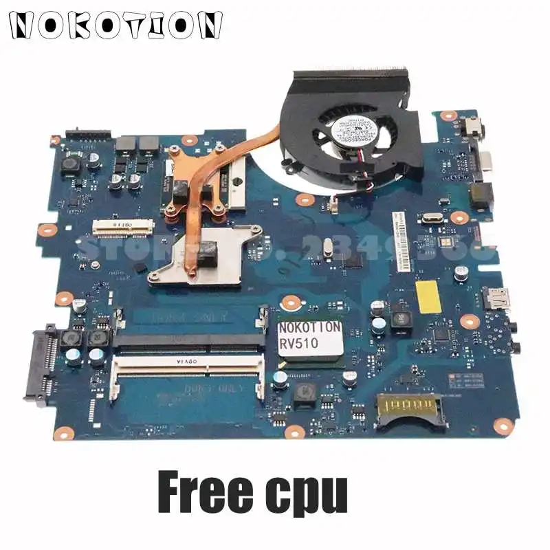 

NOKOTION BA92-06564A BA92-06564B BA41-01322A для Samsung RV510 с Heatisnk + CPU вместо R525 R540 R580