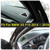 interior dashboard air condition outlet vent molding frame decoration cover trim fit for bmw x5 f15 2014 2019 accessories