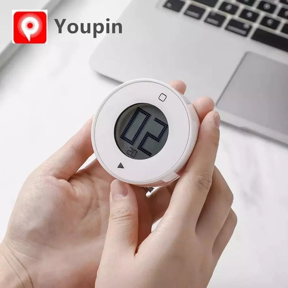 

Youpin Jiezhi Magnetic Electronic Timer LCD Digital Screen Kitchen Cooking Reminder Alarm Countdown Timing Accurate 10s-99min