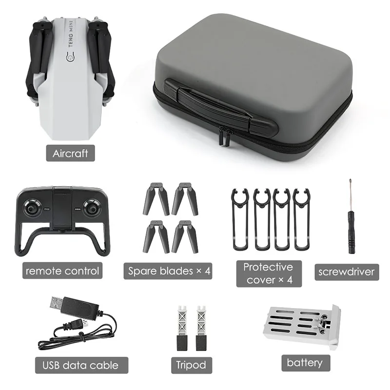 2020 NEW Mini Drone with 4K HD Camera WIFI FPV Selfie Optical Flow Stable Height Fly Quadcopter RC Helicopter Toy Foldable | Игрушки и
