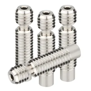 TC4 E3D горловина из титанового сплава, M6 M6 Hotend Горловина для 1,75 мм цельнометаллического дистанционного кормления