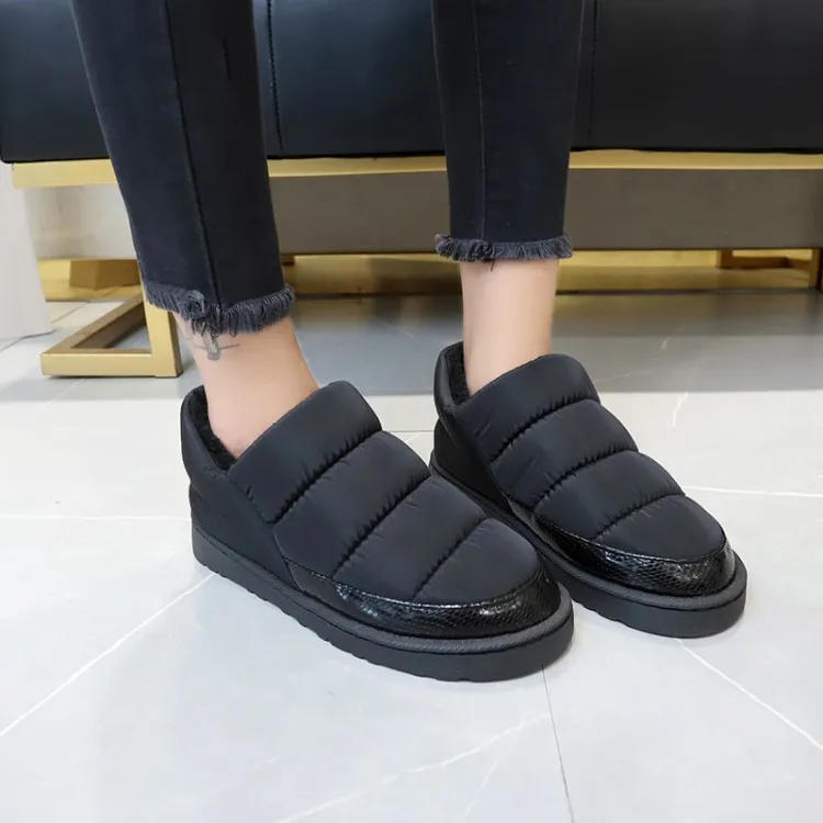 2019 женские зимние ботинки Botas Femininas Водонепроницаемые теплые ботильоны на