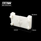 10 шт.лот 60800 окно 1x2x3 петли затвора и ручка MOC строительные блоки сделай сам дверь подходит для 60583 зажимов вертикальные части кирпича