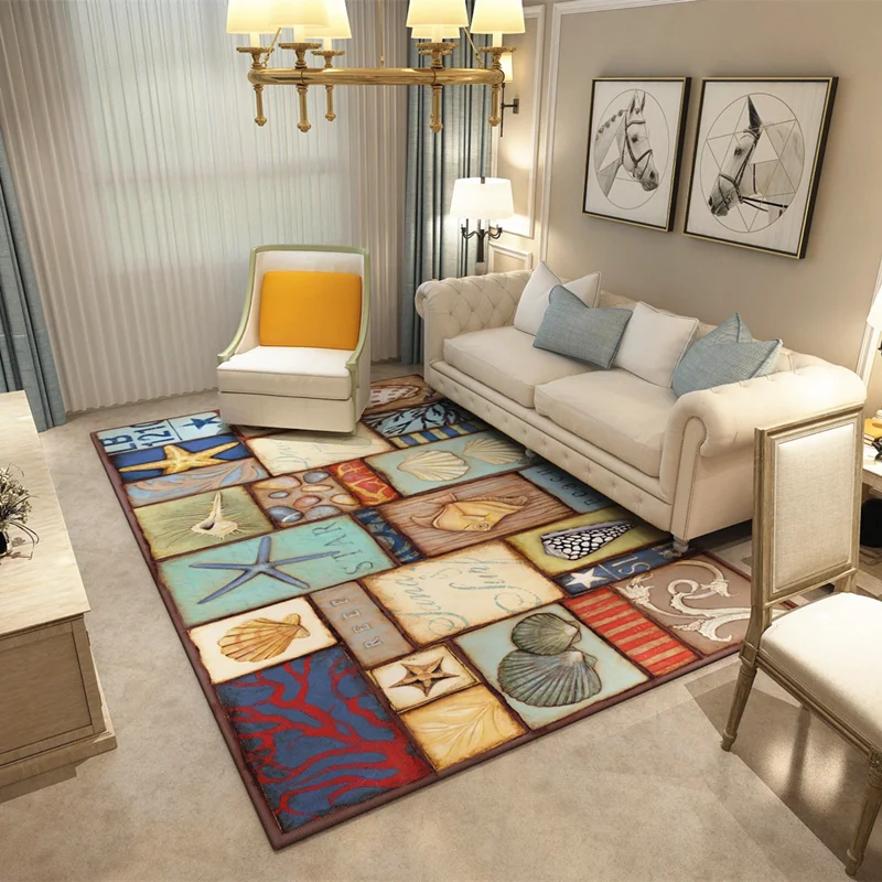 

Carpet living room modern Nordic tea table blanket bedroom contracted style full shop European and American room bed blanket can