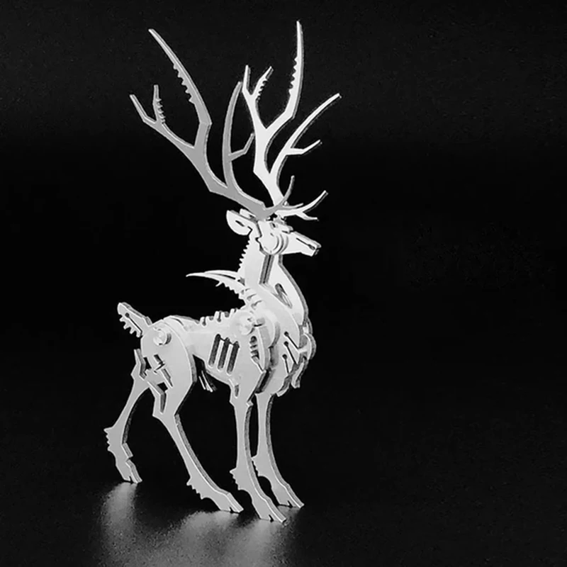 

Steel Warcrafts 3D Metal Puzzle Set Manually Assemble Animal Models with High Difficulty Figure for Adults Kids Gift Collection