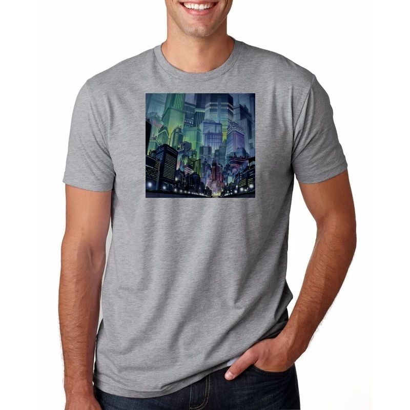 

new men shirt Night Motorcycle Tokyo Japan Anime Vaporwave TShirt