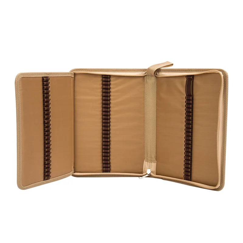 Школьный чехол для карандашей холщовый с 36/48/72 отверстиями профессиональный