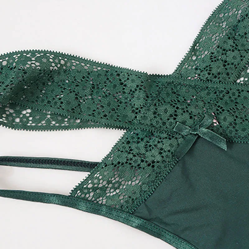 

Fashion Lingerie Women X-Shape Soft Cotton Underwear Low-waist Sexy Breathable Pure Color Lace Women Underwear Thongs Panties