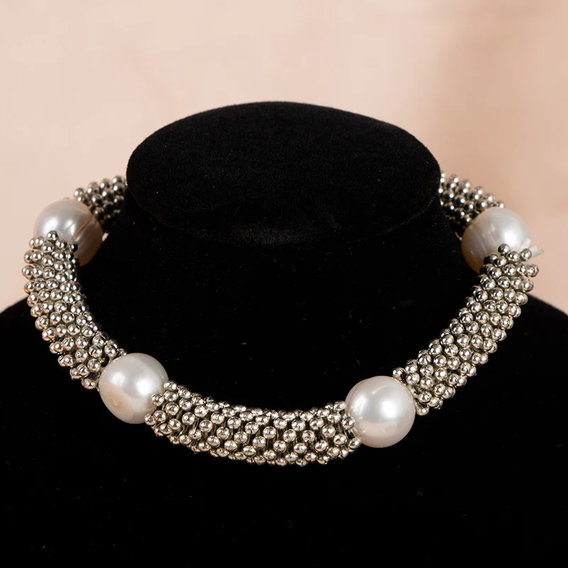 Cellacity Silver 925 Bracelet for Women With Natural Freshwater Pearl Metal punk style Party Female fine Jewelry Gift | Украшения и