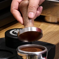 calibrated tamper pressure 58mm 51mm for coffee and espresso mat powder hammer coffee beans pressed powder accessories tools