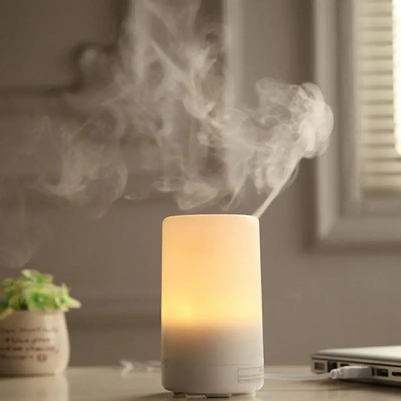 

50ML Mini Cool Mist Air Humidifier Essential Oil Diffuser Ultrasonic USB Charging D0AB