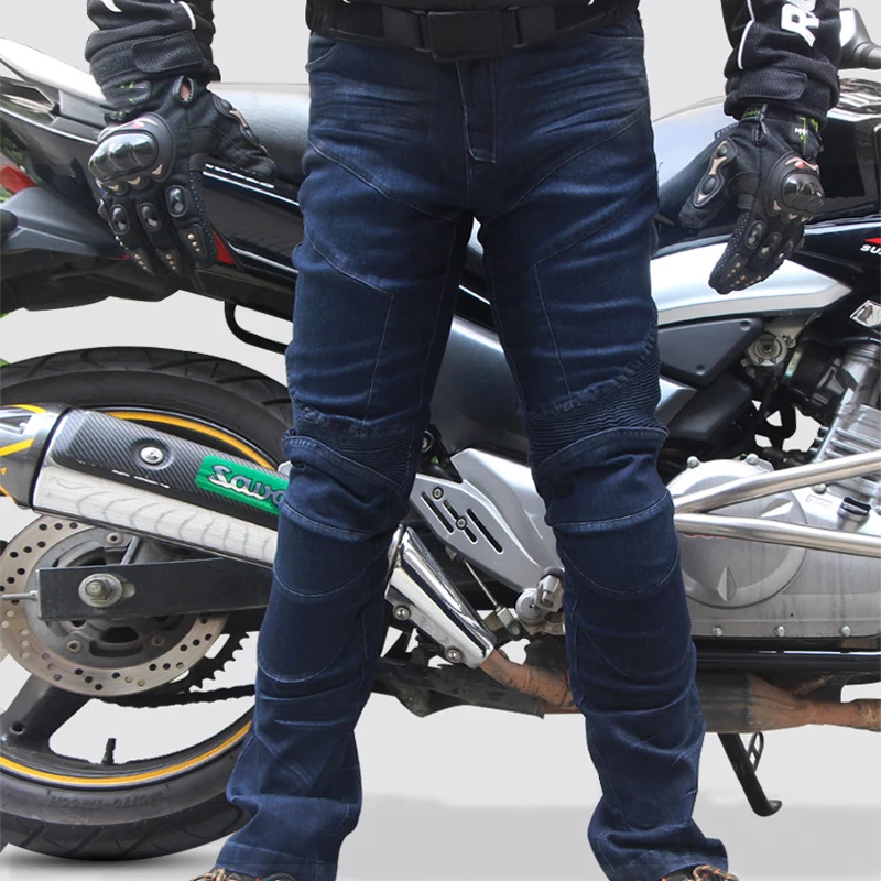 Motorcycle Pants Men's Jeans Motorcycle Rotective Gear Riding Racing Motocross Pants Motorbike Dirt Bike Trousers Knee Hip Pads