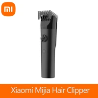 original xiaomi mijia hair trimmer ipx7 waterproof professional electrical clipper multi layer titanium coated ceramic knife