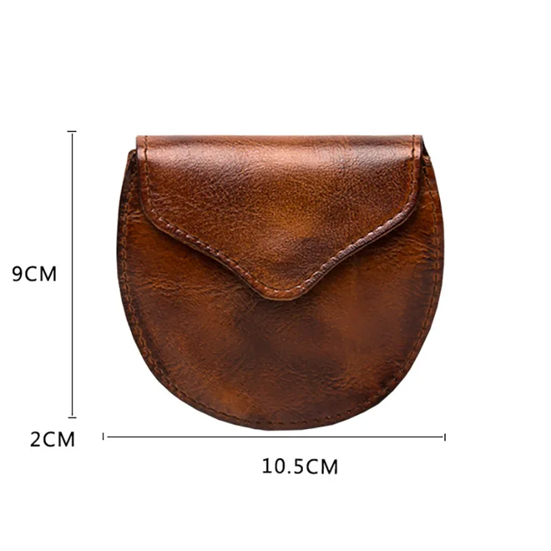 

Retro first layer cowhide coin purse, driver's license leather card holder, male personality handmade wallet