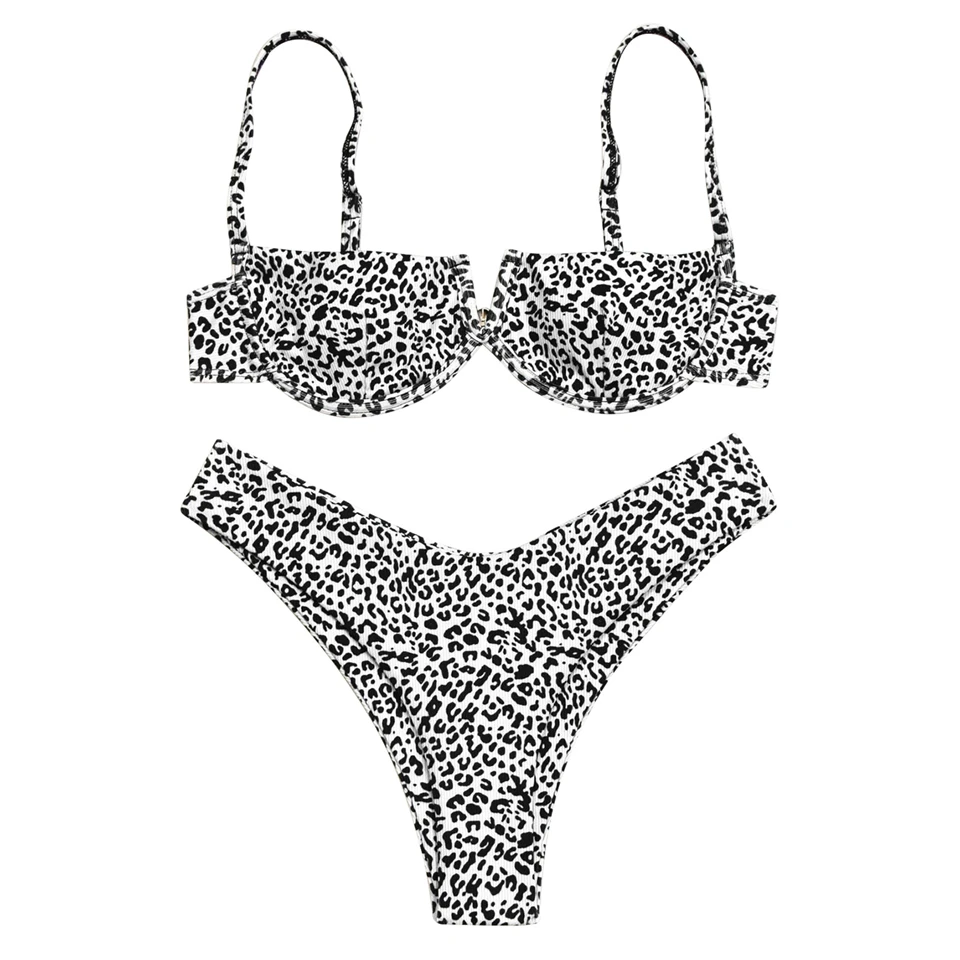 

Push Up Sexy Swimwear Micro Leopard Bikinis For Women Biquini Swim Suit Swimsuit Female Beachwear High Cut Summer