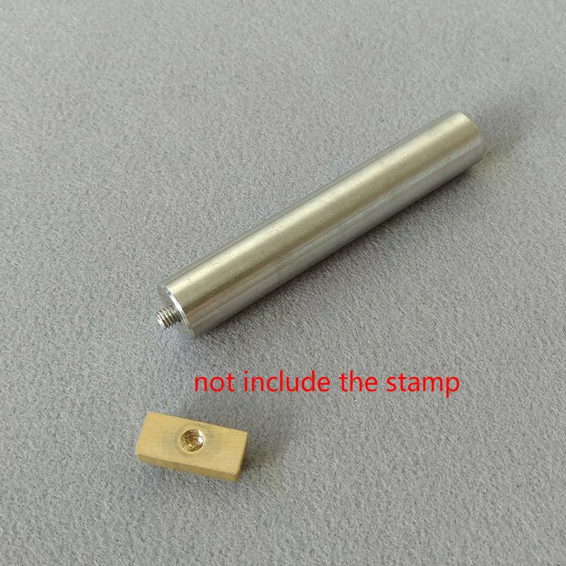 M4 handle Индивидуальный дизайн, кожа, тиснение, кожа, ручная работа, резьба, Цифровой алфавит, кожа, штамп, сделай сам, форма - Цвет: M4 handle