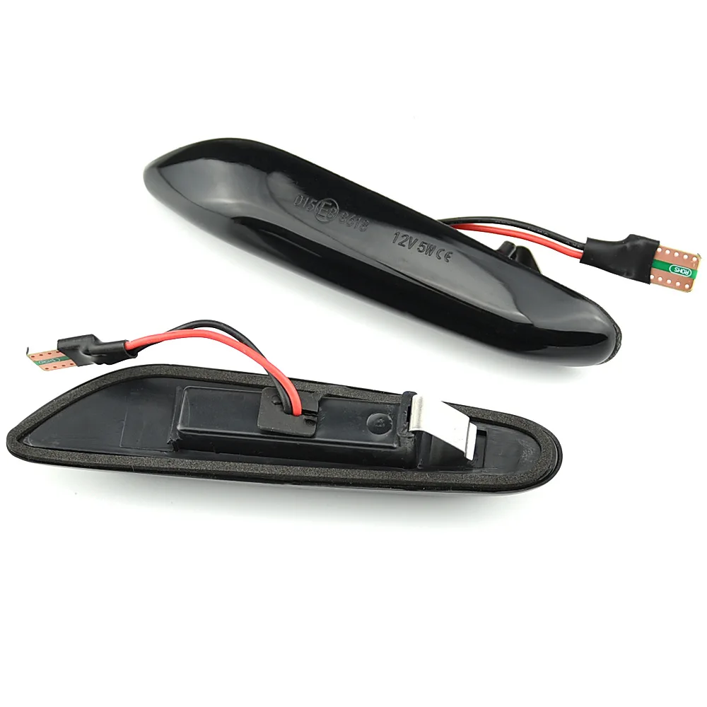 2 шт. для BMW светодиодный динамический боковой указатель поворота светильник