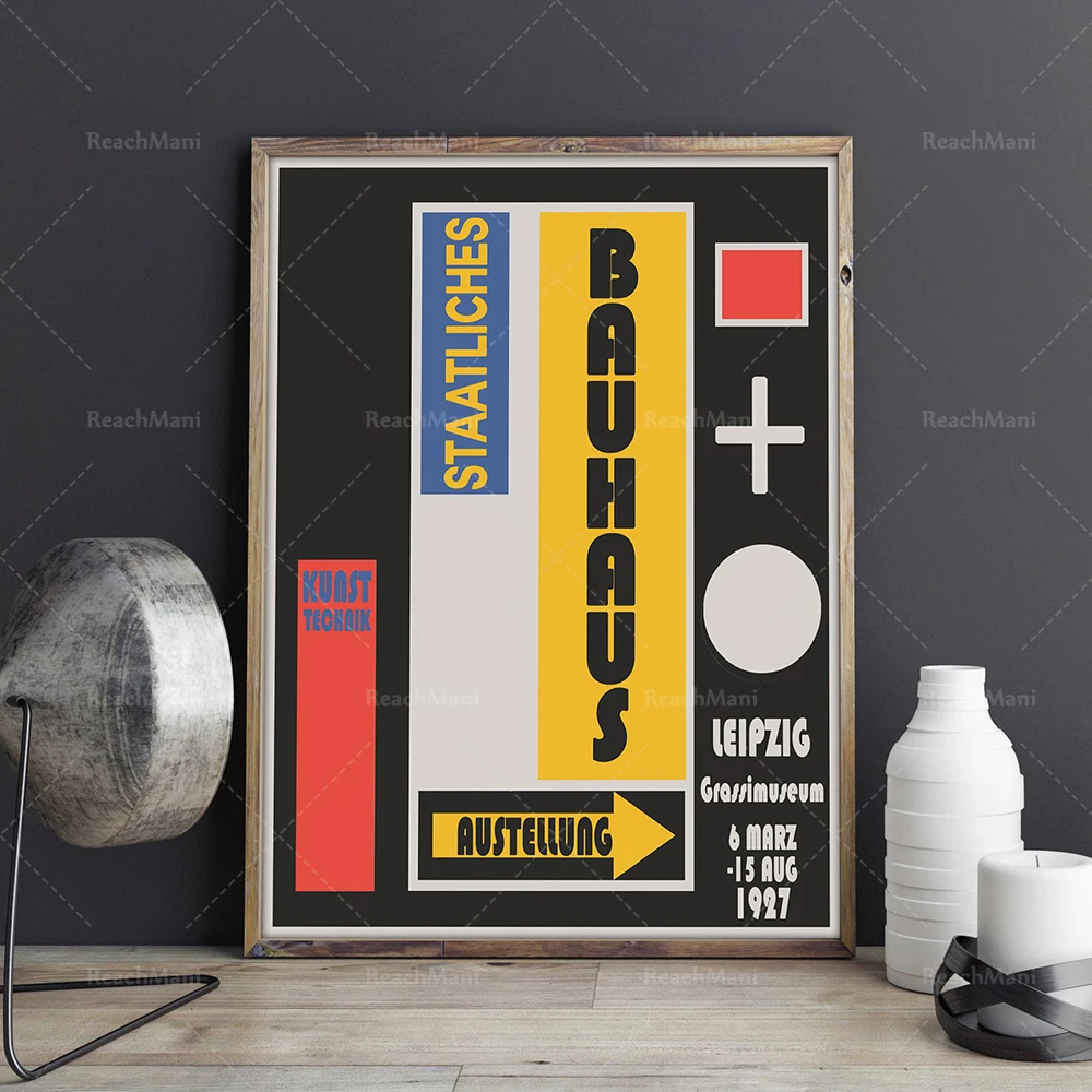 

Bauhaus Poster Set of 2 Bauhaus Prints 1920s Exhibition Prints