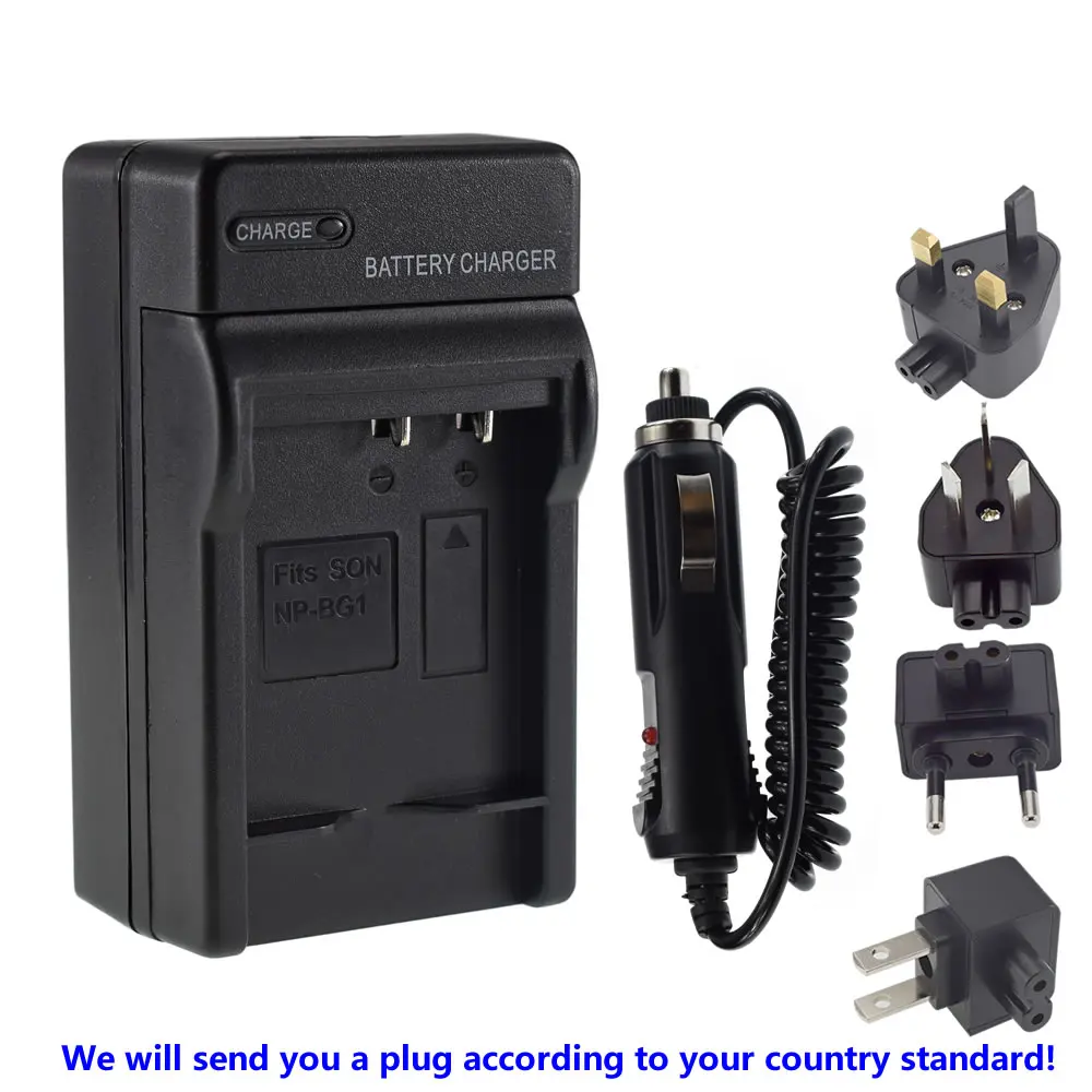 2x NP-BG1 Battery + Charger For Sony Cyber-shot DSC-H DSC-W DSC-N1 N2 DSC-T | Электроника