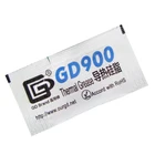 Термопаста GD900, 0,5 г, 4 г, 7, Термопаста для процессора ЦПУ, штукатурка для радиатора, теплоотводящая прокладка, радиатор для графического процессора, общий вес SSY