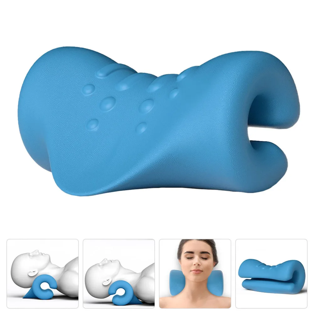 

Neck Support Pillow Neck Stretcher Cervical Traction Pillow for Neck Relief