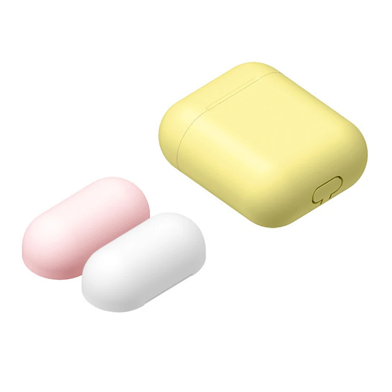 Мягкий силиконовый чехол для AirPods, уплотненные наушники для apple Airpods, цветной противоударный чехол с защитой от падения для AirPod, защитный чехол