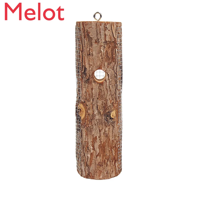 

Деревянная ворсовая кормушка, автоматическая уличная подвесная кормушка для мелких птиц, для домашних животных, для балкона, для сада