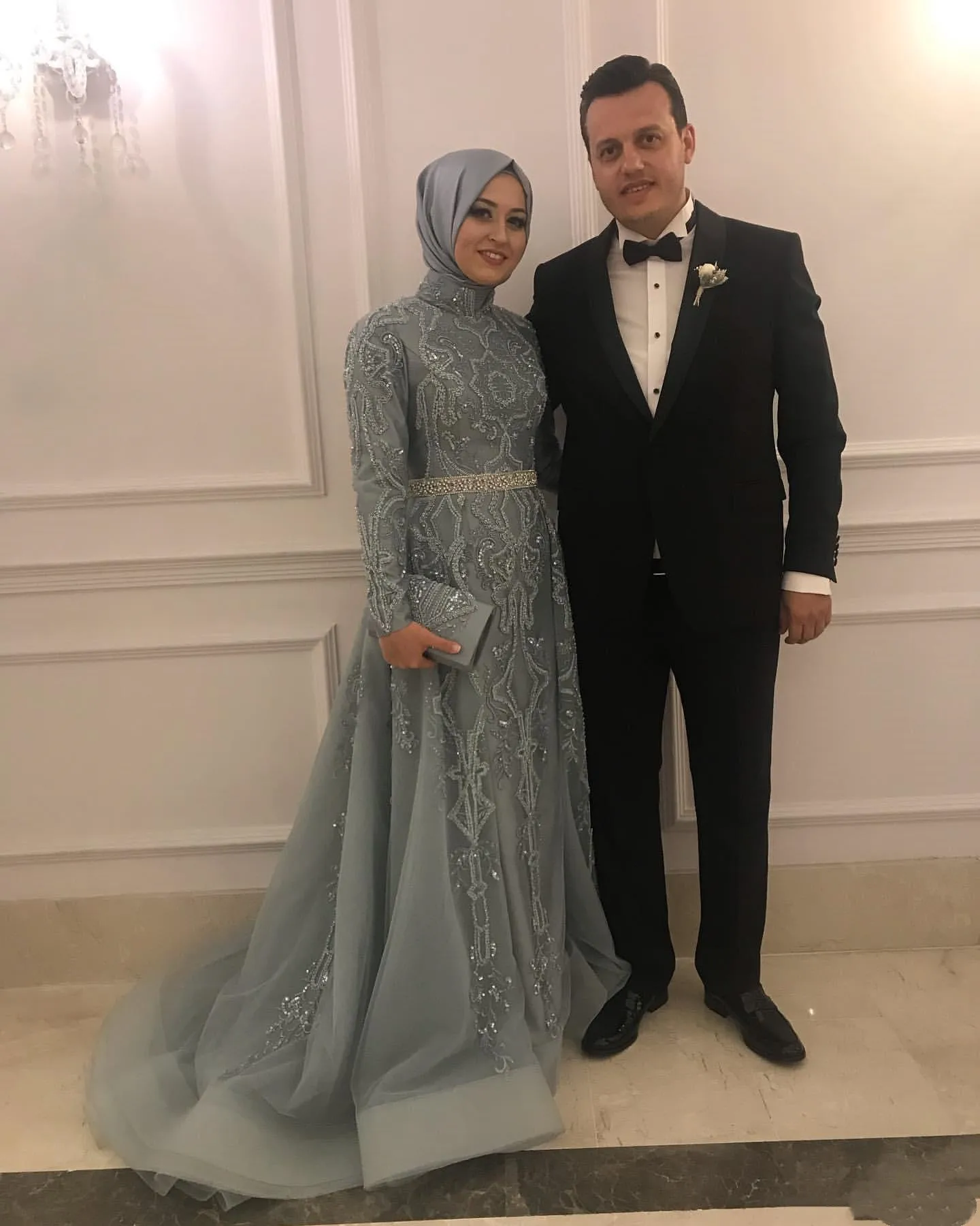 Aso Ebi арабские мусульманские кружевные вышитые бисером вечерние платья