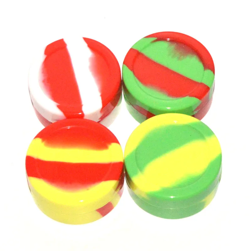 

Круглые силиконовые банки 22 мл, 2 шт., антипригарный силиконовый контейнер для воска, сухого травяного масла, воска, испарителя