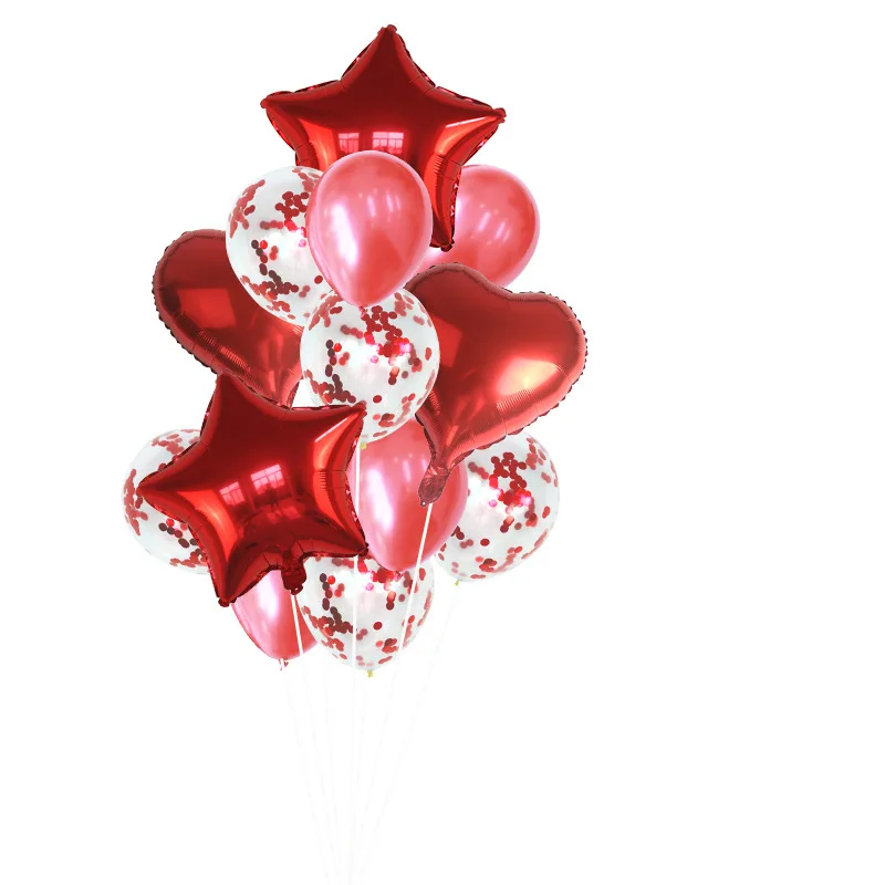 Воздушные шары с металлическими конфетти 14 шт./лот | Дом и сад