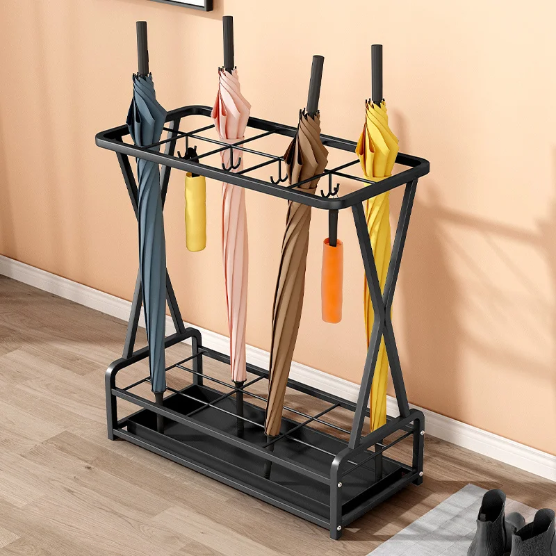 

Umbrella storage rack home hotel lobby commercial umbrella storage bucket placed hanging umbrella rack at the door
