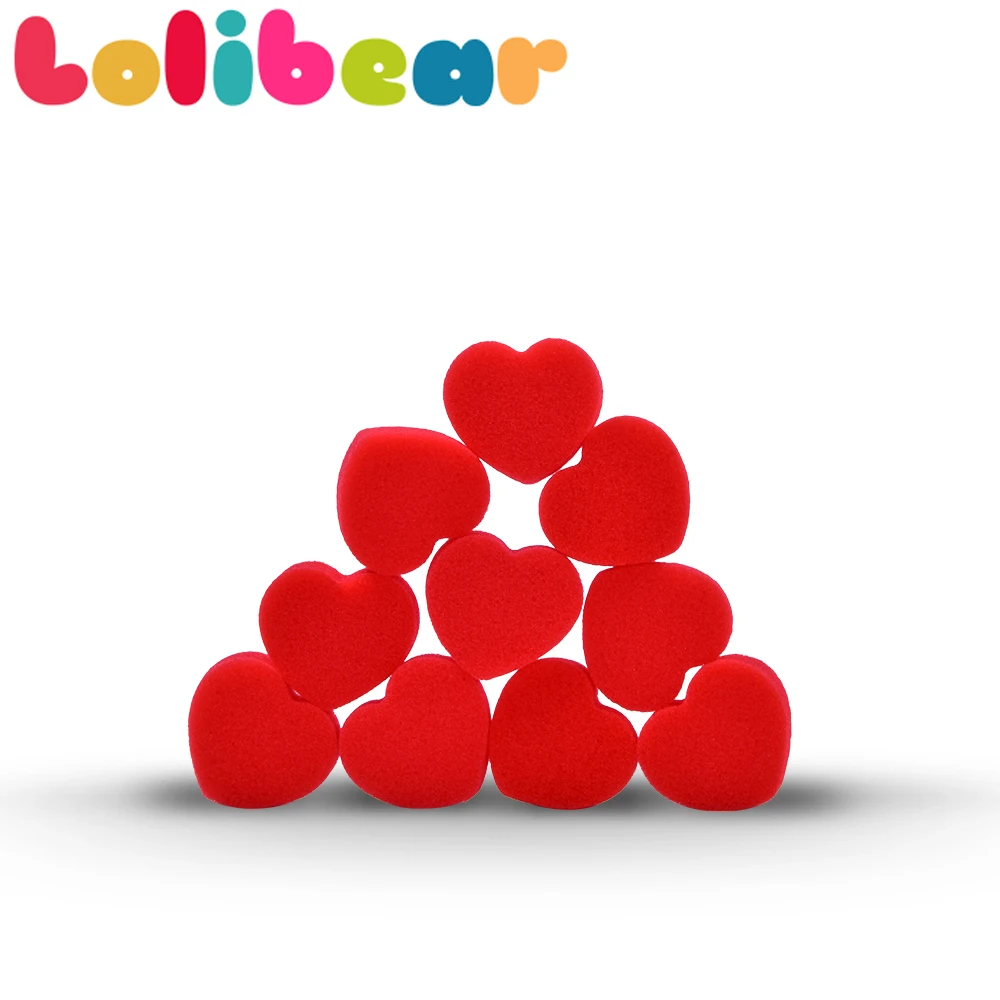 10 шт./упак. губка сердца фокусы крупным планом магия красный мяч Magie иллюзия трюк