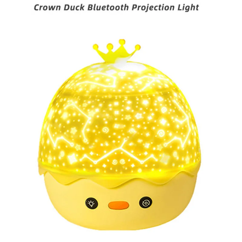 

xiaomi mijia Direct crown duck projector children's gift romantic starry sky rotating music Bluetooth projector xiomi Hot Sale