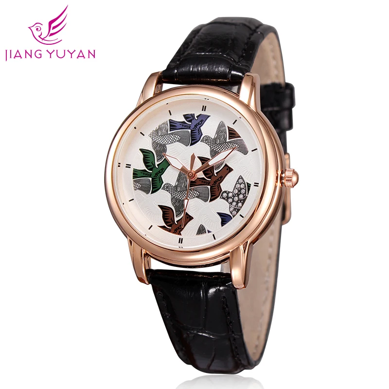 

2020New Luxury Fashion Women Rhinestone Watch Leather Women Business Quartz Watch ValentineDay Gift RelogioFeminino Reloj Mujer