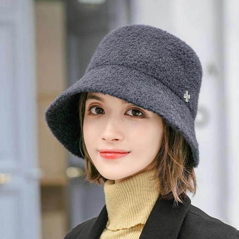 

New Autumn Winter Female Mix Woolen