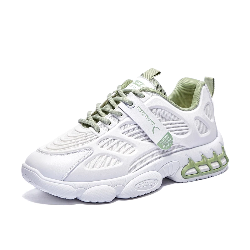 Женские кроссовки на массивной платформе Begocool белые модные дизайнерские толстой