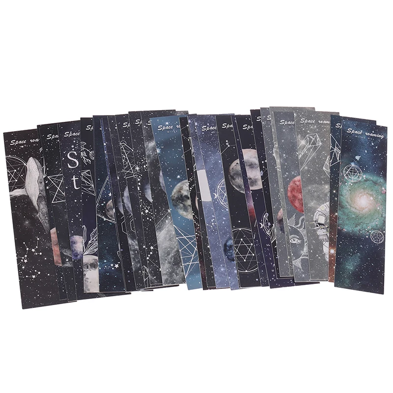 

Dream Space Constellation Paper Bookmark Stationery Bookmarks Book Holder Message Card School Supplies Papelaria